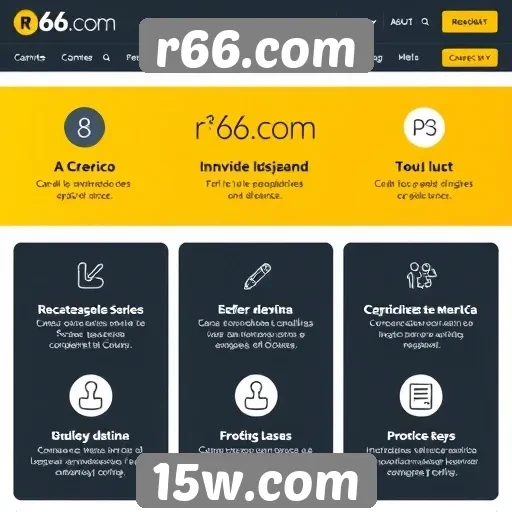 Análise das funcionalidades do site r66.com